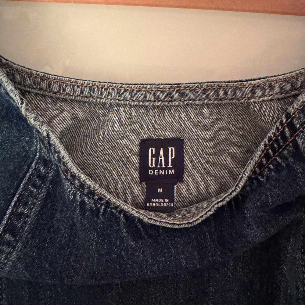 GAP Dark Indigo Denim Tank Dress - Picture 3 of 3